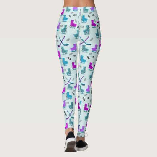 Leggings Style de Memphis d'hockey (Dos)