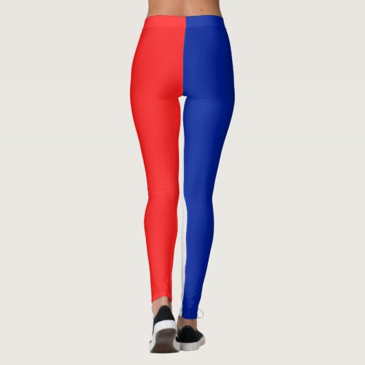 Leggings Style Drapeau National France (Dos)