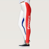 Leggings Style Drapeau National France (Gauche)