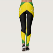 Leggings Style drapeau national jamaïcain (Dos)