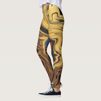 Leggings Style égyptien Couleur Abstraite Conçu