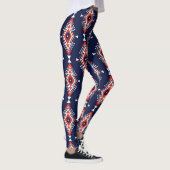 Leggings Style ethnique, motif sans couture géométrique. (Droite)