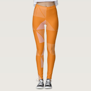 Leggings Style géométrique moderne sur la conception safran