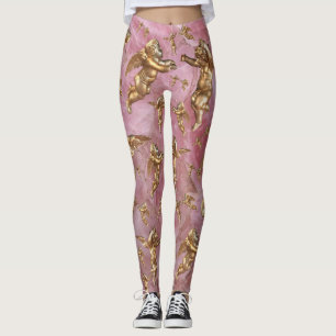 Leggings Style Golden Angels rose