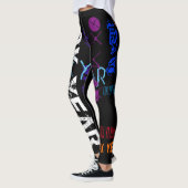 Leggings Style Graffiti Reprise Ox Année 2021 Anniversaire (Gauche)