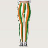 Leggings Style irlandais Bandes de couleurs Décor sur (Devant)