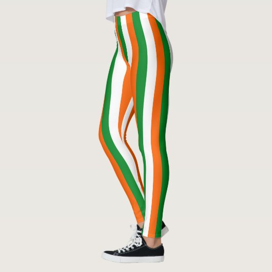 Leggings Style irlandais Bandes de couleurs Décor sur (Gauche)