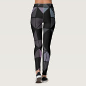 Leggings Style Miami sur design noir foncé (Dos)