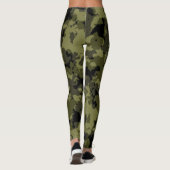 Leggings Style militaire camouflage (Dos)