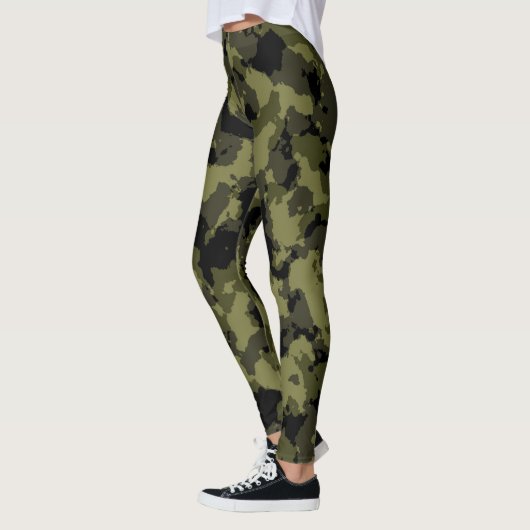 Leggings Style militaire camouflage (Gauche)
