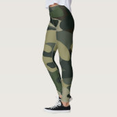 Leggings Style militaire vert (Gauche)