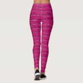 Leggings 💗 Style Mode Maison Chic Cuir Rose ✨ (Dos)