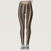 Leggings Style moderne Grillades Brown grillées avec profon (Devant)