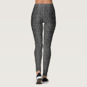 Leggings Style moderne Noir ou Bleu Denim Jean Style Yoga (Dos)