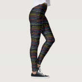 Leggings Style rétro des lignes néon (Droite)