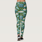 Leggings Style rétro Motif UFO. B. Vert (Dos)