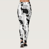 Leggings Style Vintage Chat noir (Dos)