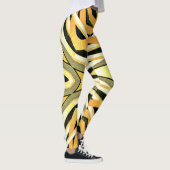 Leggings Style vintage design abstrait (Droite)