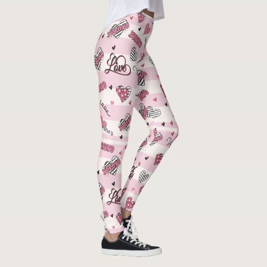 Leggings Style XOXO Valentine's Day (Droite)