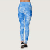 Leggings Styles tendance et confortables - Coeurs Bleus Mod (Dos)