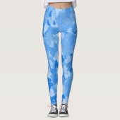 Leggings Styles tendance et confortables - Coeurs Bleus Mod (Devant)