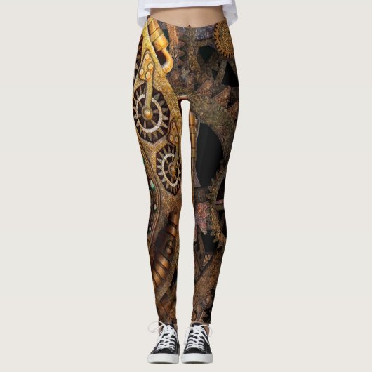 Leggings Styles victorien et édouardien Steampunk (Devant)