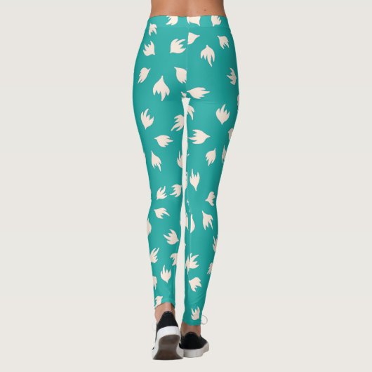 Leggings stylish Baby Blue &white (Dos)