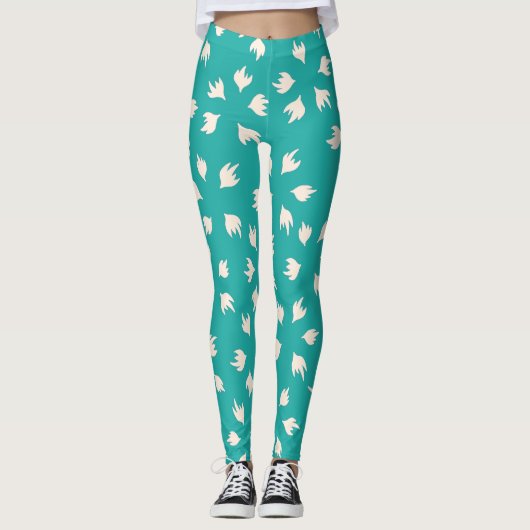 Leggings stylish Baby Blue &white (Devant)