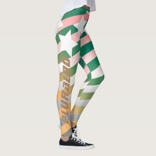 Leggings Stylish monogrammed line étoiles entraînement mo