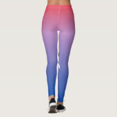 Leggings Stylisme monogrammed bleu dégradé (Dos)