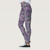 Leggings Succulent pourpre (Gauche)