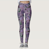 Leggings Succulent pourpre (Devant)