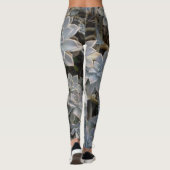 Leggings Succulentes Botanique Bleu Argenté (Dos)