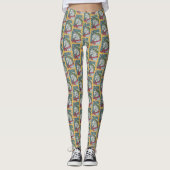 LEGGINGS SUCRE DE CANNE CHRISTMAS UNICORN, HORSE PONY LEGIN (Devant)