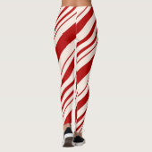 Leggings Sucre de canne rouge et blanc coupé (Dos)