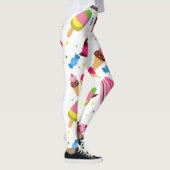 Leggings Sucre mignon et motif de couleur douce (Droite)