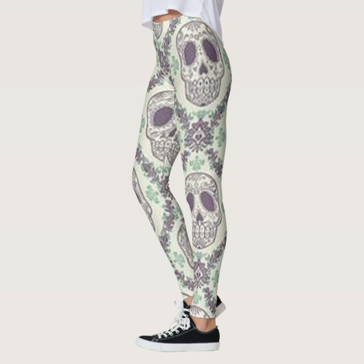 Leggings Sucre Skulls2 (Gauche)