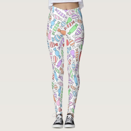 Leggings Sucreries en pastel (Devant)
