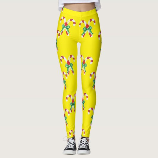 Leggings Sucres de canne et ruban (Devant)