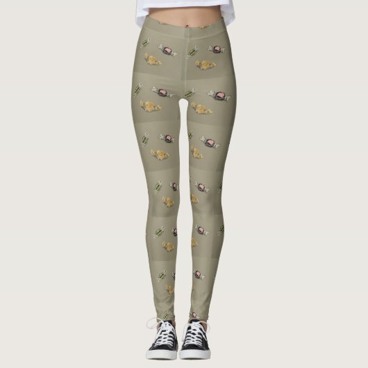 Leggings Sucres et bonbons (Devant)