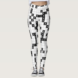 leggings sudoku blancs noirs