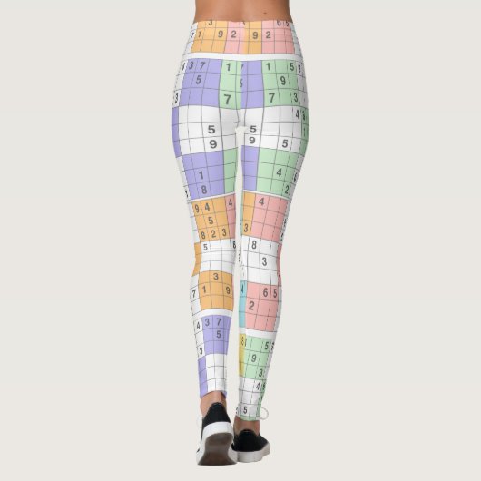 leggings sudoku pastel (Dos)