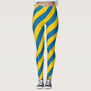 Leggings Suède Couleurs du drapeau national diagonales trié