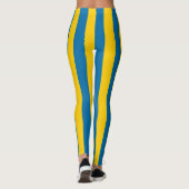 Leggings Suède Couleurs du drapeau national Verticales (Dos)