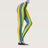 Leggings Suède Couleurs du drapeau national Verticales (Droite)
