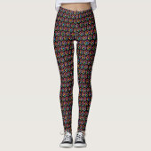 Leggings Sugar Skull Flower (Devant)