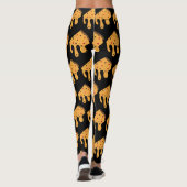Leggings suintement de la pizza de fromage (Dos)