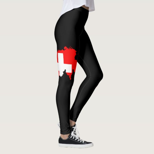 Leggings Suisse Drapeau suisse Fashion Pride femmes (Droite)