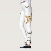 Leggings Suivez vos rêves aquarelle Seatim Starfish (Gauche)
