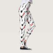 Leggings Sujet de musique (Droite)